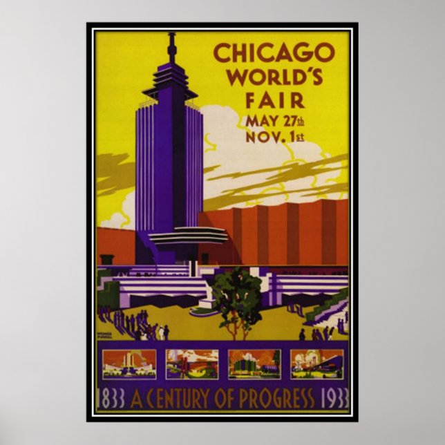 Vintage Chicago, USA - Poster (Front)