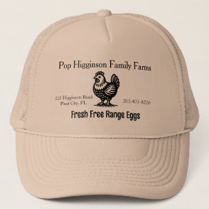 Vintage Chicken Farm Trucker Hat
