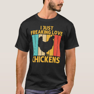 Vintage Chicken For Men Women Chicken Farming 2 T-Shirt