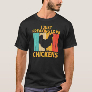 Vintage Chicken For Men Women Chicken Farming T-Shirt