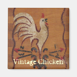 Vintage Chicken Magnet