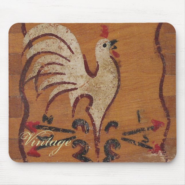 Vintage Chicken Mousepad (Front)