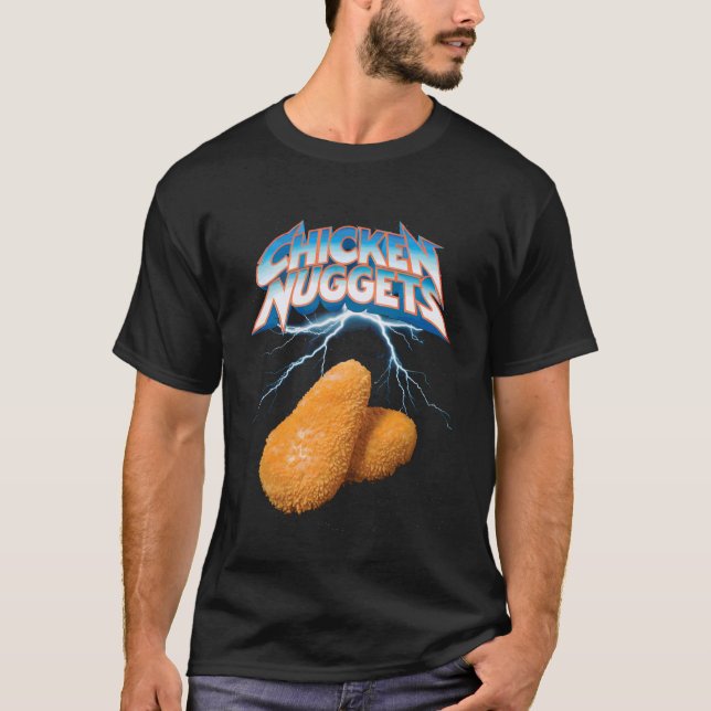 Vintage Chicken Nuggets T-Shirt (Front)