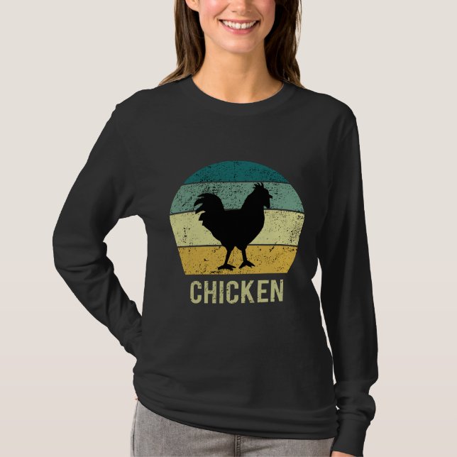 Vintage Chicken Retro Fo T-Shirt (Front)
