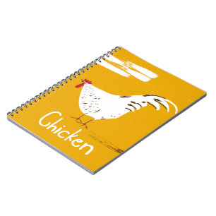 Vintage Chicken Spiral Notebook