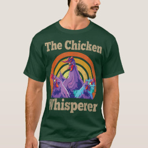 Vintage Chicken Whisperer Funny Farmer Chicken Lov T-Shirt