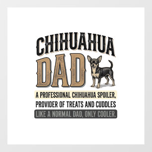 Vintage Chihuahua Dad Dog Lover Shirt Design_1