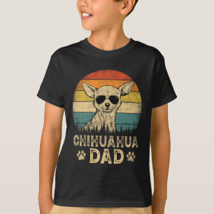 Vintage Chihuahua Dad Dog Lovers Father#39;s Day T T-Shirt