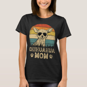 Vintage Chihuahua Mom Dog Lovers Mother's Day T-Shirt