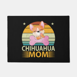 Vintage Chihuahua Mum Dog Lovers Mother's Day Doormat