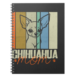 Vintage Chihuahua Mum Dog Lovers Mother's Day Notebook