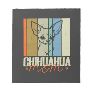 Vintage Chihuahua Mum Dog Lovers Mother's Day Notepad