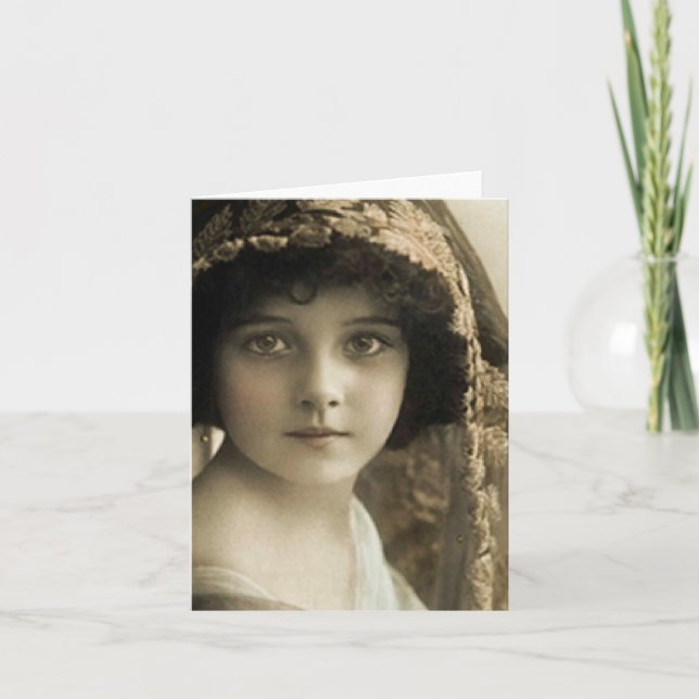 vintage child card (Front)