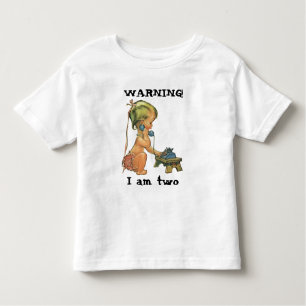 Vintage Child Cute Blonde Girl Talking on Toy Phon Toddler T-Shirt