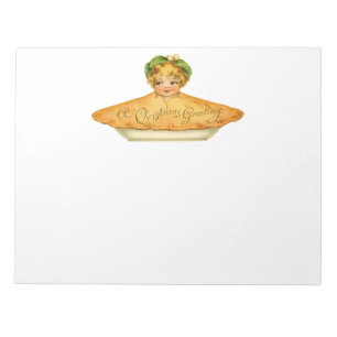 Vintage Child & Pie Notepad
