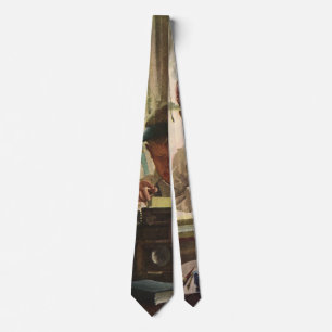 Vintage Children Boy Newspaper Journalists, Writer Tie