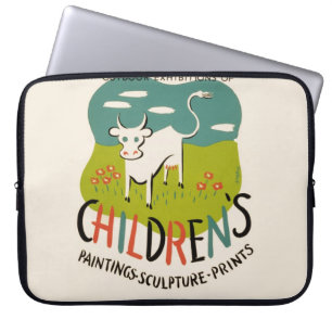 Vintage Children’s Art laptop sleeve