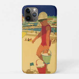 Vintage Children, Sisters Family Vacation at Beach Case-Mate iPhone Case