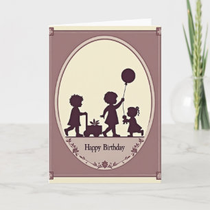 Vintage Childrens Birthday Card