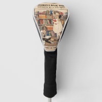 Vintage Children's Book Week Library Illustration