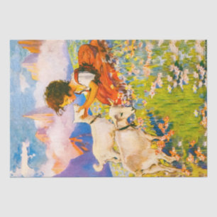 Vintage Children's Illustration Heidi Tissue Paper