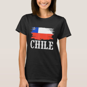 Vintage Chile Flag I Love Chile T-Shirt