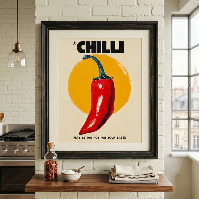 Vintage Chili Pepper Poster (Creator Uploaded)