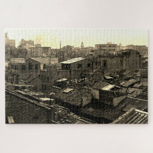 Vintage china Canton city Jigsaw Puzzle