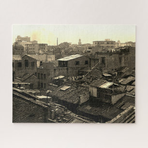 Vintage china Canton city Jigsaw Puzzle