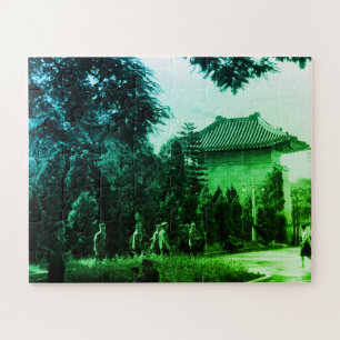 Vintage China Canton martyrs parc Jigsaw Puzzle