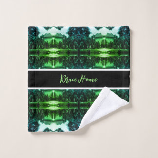 Vintage China Canton martyrs parc Wash Cloth