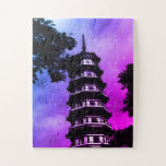 Vintage China Canton the flowery pagoda Jigsaw Puzzle<br><div class="desc">Vintage China Canton the flowery pagoda</div>