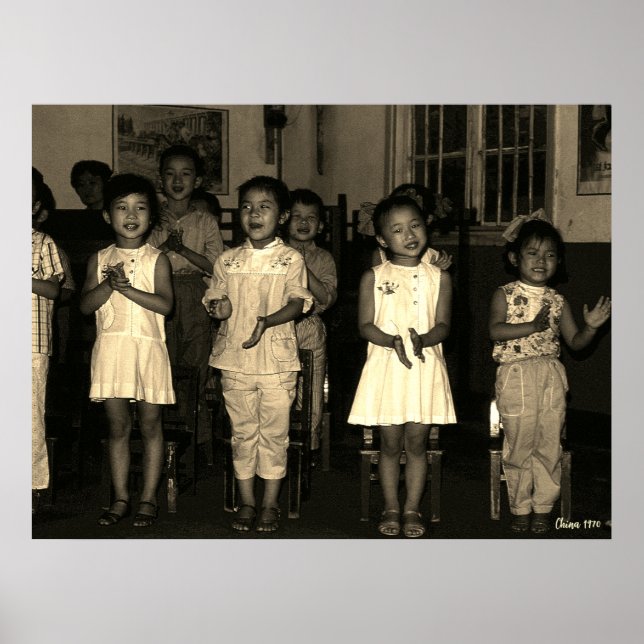 Vintage China Changsha childcare Poster (Front)