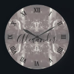 Vintage China changsha market Large Clock<br><div class="desc">Vintage China changsha market</div>