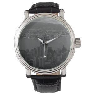 Vintage China Hong Kong City Skyscrapers overview Watch