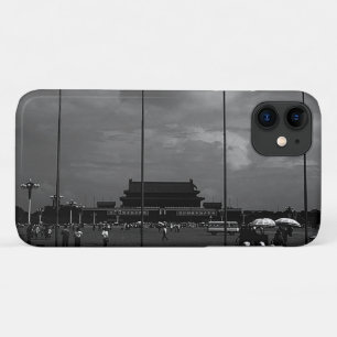 Vintage China Pekin street Tiananmen square gate Case-Mate iPhone Case