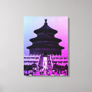 Vintage China Pekin Temple of Heaven Canvas Print