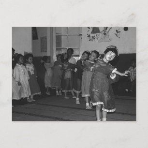 Vintage China Shanghai child care Postcard