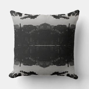 Vintage China Shanghai City Poster Cushion