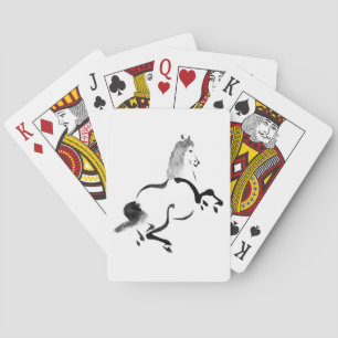 Vintage Chinese Horse Playing Cards
