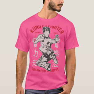 Vintage Chinese Martial Arts Kung Fu Fighting T-Shirt