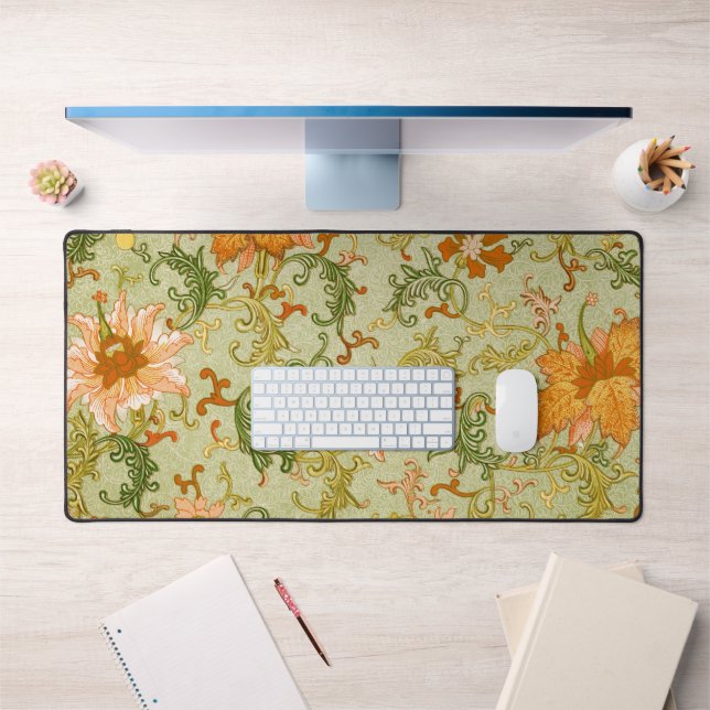 Vintage Chinese Ornament Jones Flowers   Desk Mat (Office 1)