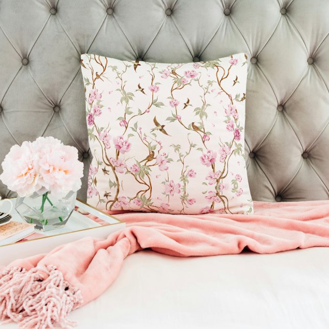 Vintage Chinoiserie Floral Cushion (Creator Uploaded)