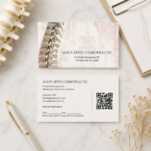 Vintage Chiropractic Appointment Reminder Card