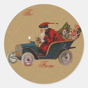 Vintage Chistmas Gift sticker