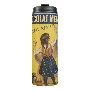 Vintage Chocolat Menier French Poster Bouisset Art Thermal Tumbler