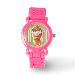 Vintage Chocolate ice cream Watch