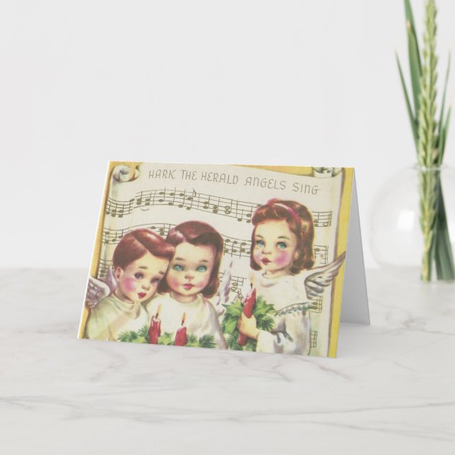 Vintage Choir Christmas Card (Front)