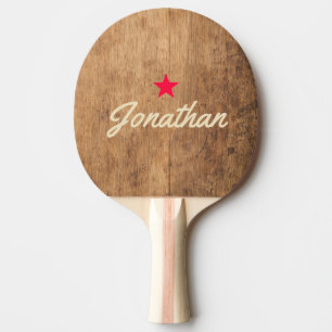 Vintage Chopping Block Vintage Star Signature Ping Pong Paddle