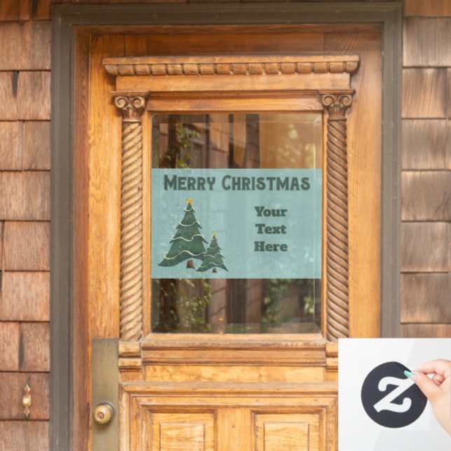 Vintage Chrismas Trees (Home Door)